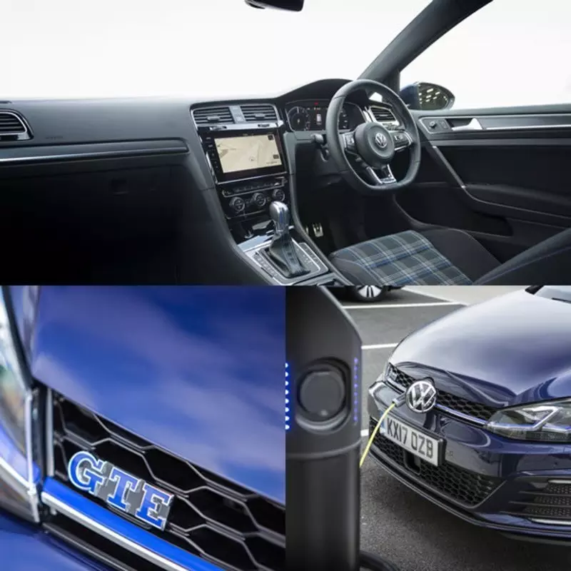 2020 VW Golf GTE collage