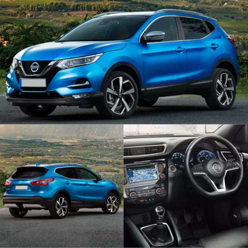 2020 NIssan Qashqai interior exterior collage