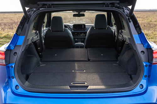 2021 New Nissan Qashqai boot space illustrated