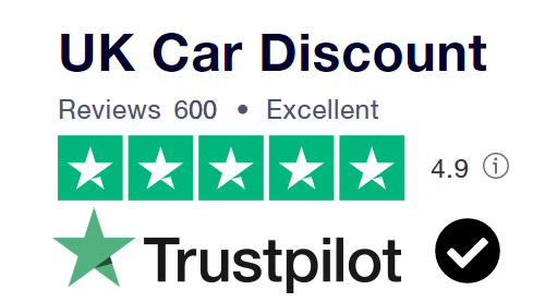 TrustPilot logo with 600 reviews rating