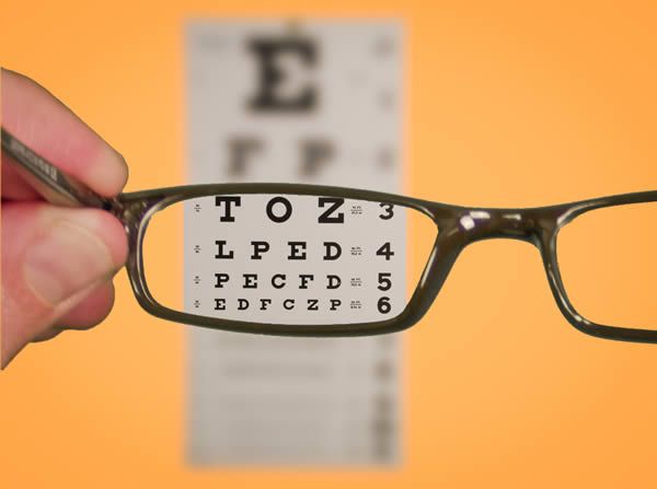 Snellen eye test