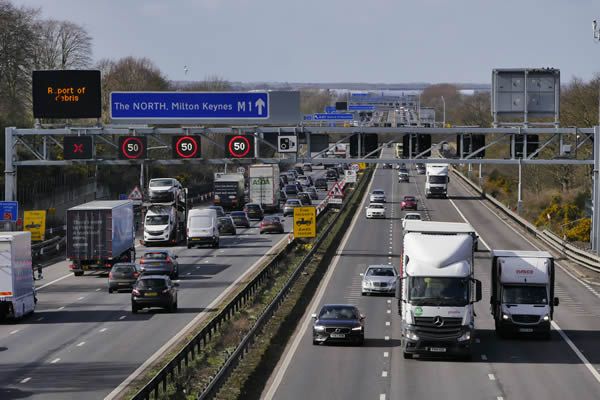 busy smart motorway