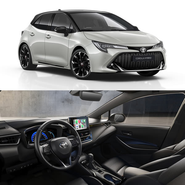 interior and exterior images of 2022 Toyota Corolla