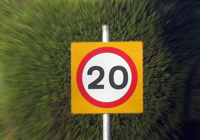 Image of a 20mph Road Sign