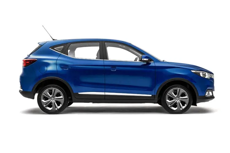Image of an MG ZS Car in Blue