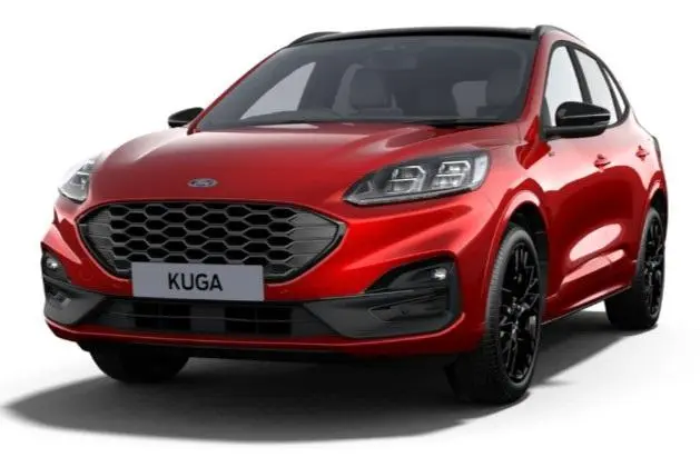 Image of a Ford Kuga in Red