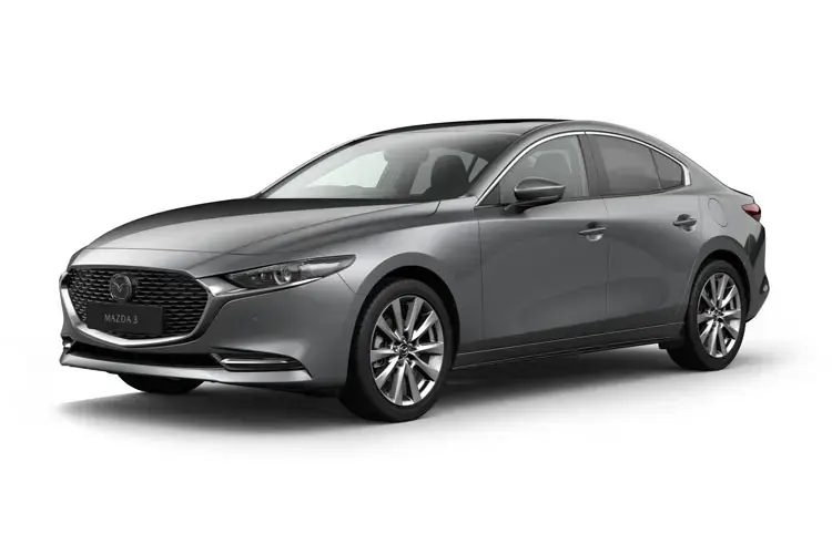 Image of a Mazda 3 Saloon Front View 2024 model