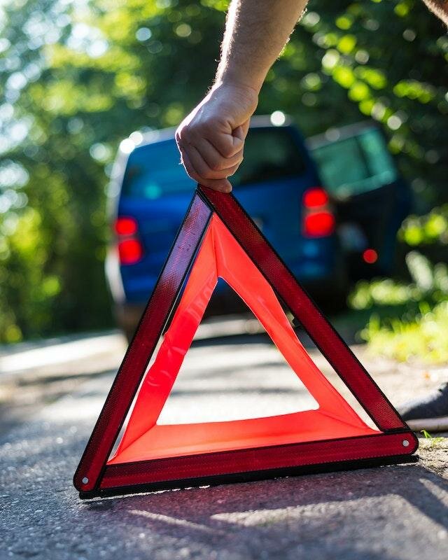 Image of a Car Safety Triangle