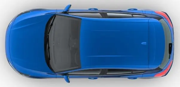 Image of the Ford Focus 2024 Model Arial View
