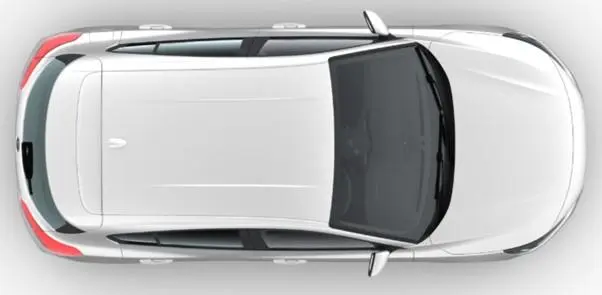 Ford Focus 2024 Model in Frozen White Arial View