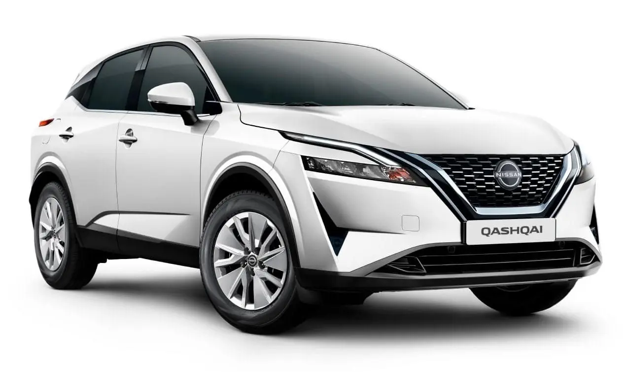 Image of a Nissan Qashqai in White