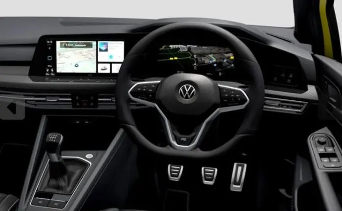 Volkswagen Golf GTI v GTD interior Mk8