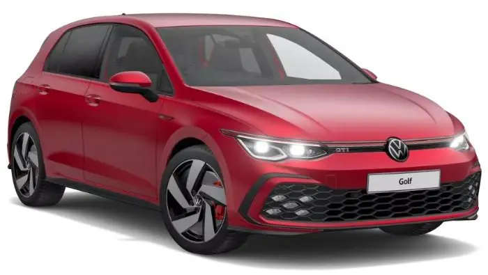 Volkswagen Golf GTI Mk8 in Red 2023 Model