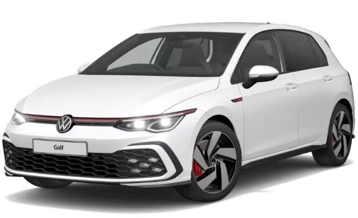 Volkswagen Golf Mk 8 GTI v GTD in White