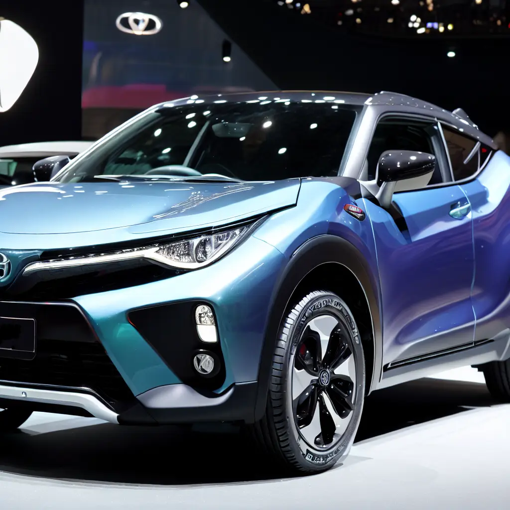 Image of a Toyota CHR in Blue