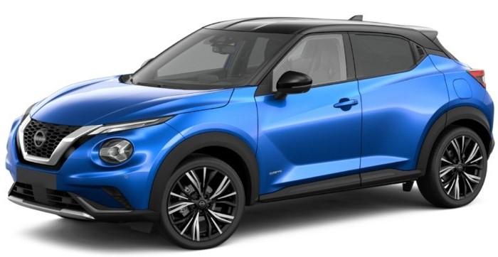 Image of a Blue Nissan Juke