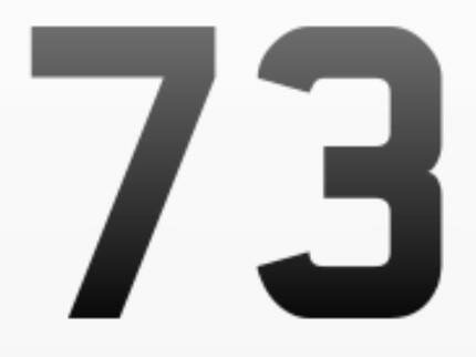 Image of a 73 UK Car Registration