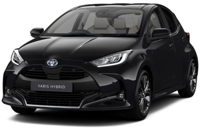 Image of a Black Toyota Yaris