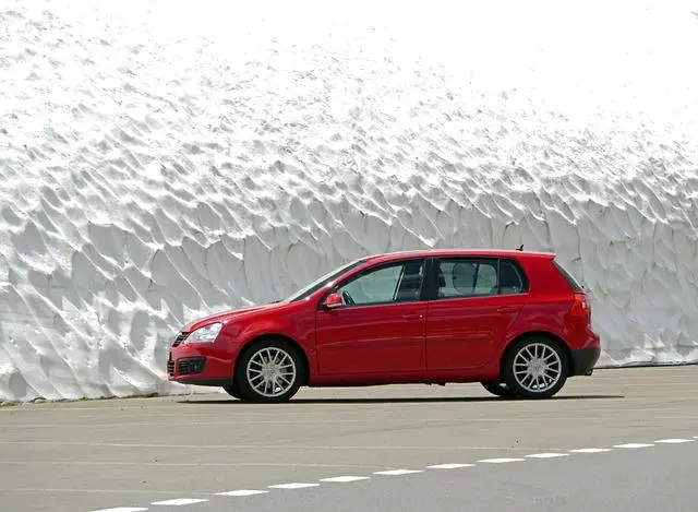 Image of a Red Volkswagen Golf