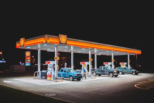 Image of a Shell Petrol Station