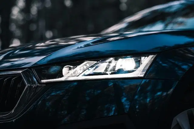 Image of a Skoda Octavia in Blue