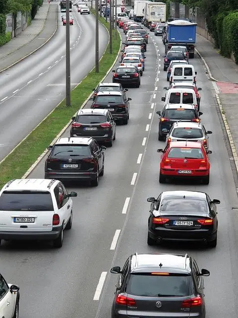 Image of a Motorway Traffic Jam