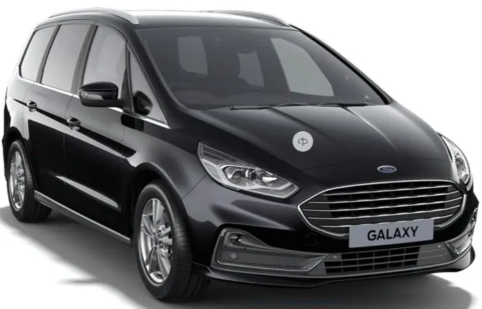 Image of a New Ford Galaxy in Black