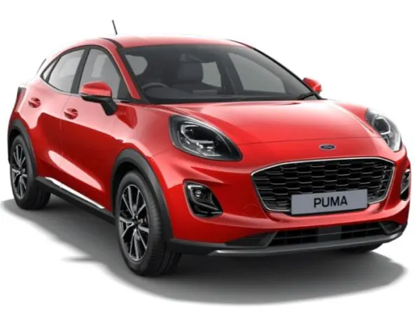 Image of the Ford Puma 2023 Model in Red
