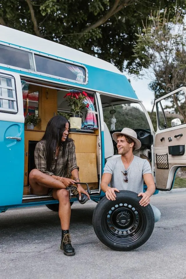 Image of a customer Holding a Car Spare Wheel