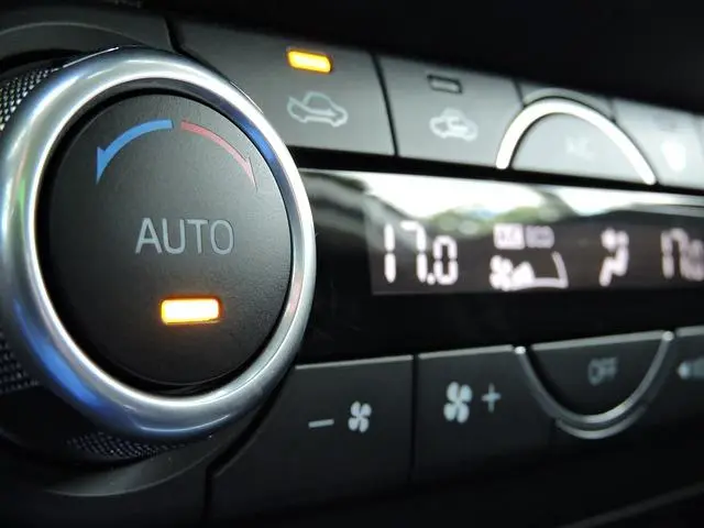 Image of a Digital Climate Control Panel