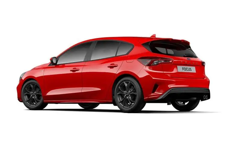 Image of a Red ford Focus 2023 Model