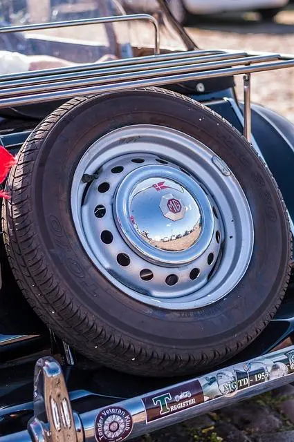 Image of a Car Spare Wheel