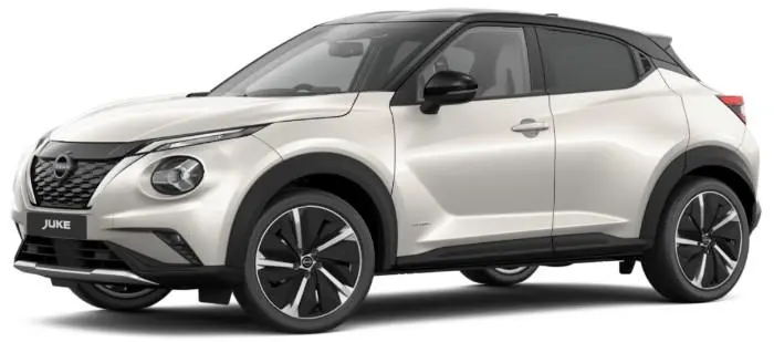 Image of a Nissan Juke 2023 Model in Silver