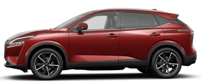 Image of a New Nissan Qashqai in Burgundy