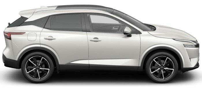 Image of a Nissan Qashqai in White