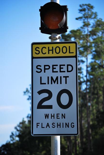 Image of a 20mph School Speed Limit Sign