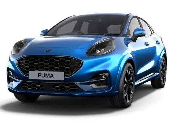 Image of the Ford Puma in Desert Island Blue