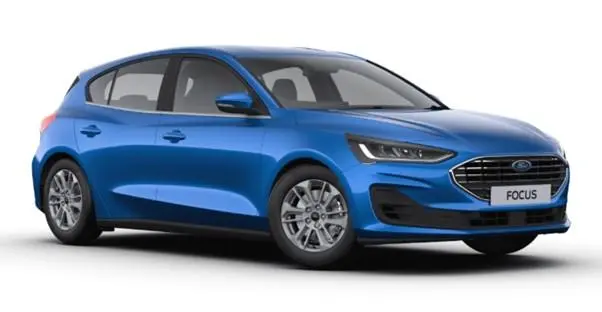 Image of a Ford Focus in Desert Island Blue