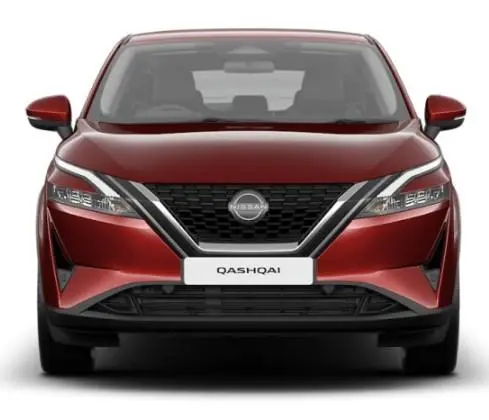 Image of a Nissan Qashqai in Burgundy