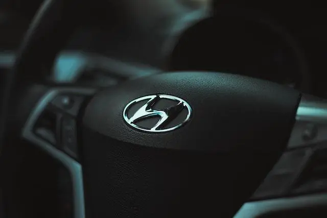 Image of a Hyundai Steering Wheel
