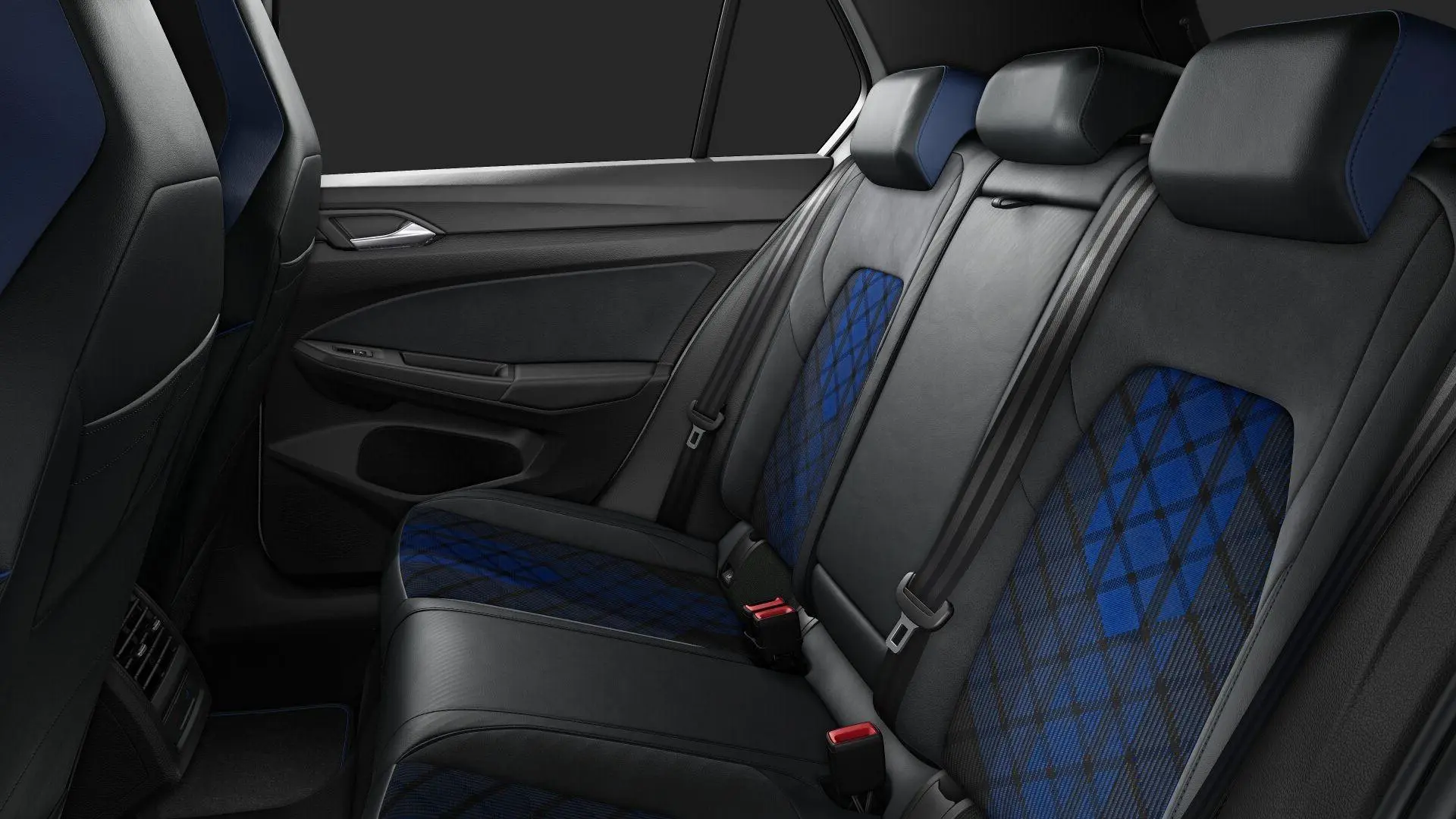 Image of a Volkswagen Golf R Interior Back Seat View