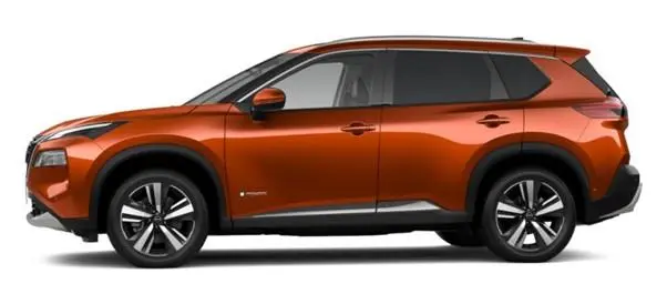 Image of a Nissan X-Train in Sunset Orange