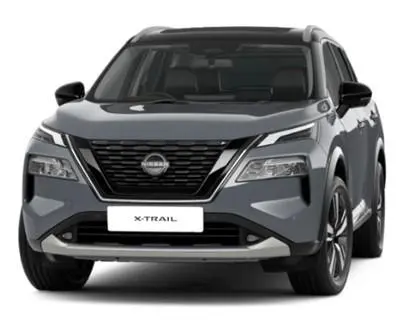 Image of a Nissan X-Trail in Ceramic Grey - Front View