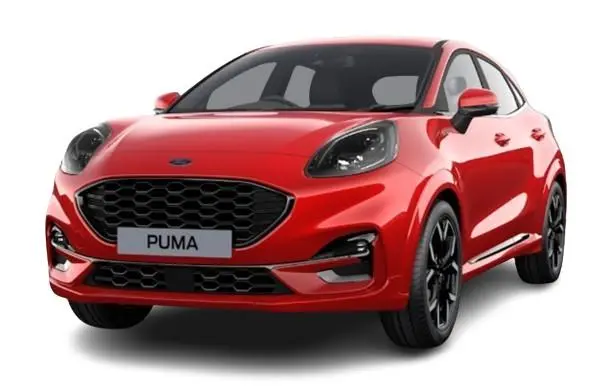 New Ford Puma 2024 in Fantastic Red