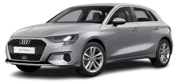 New Audi A3 Sportback 2024 model in Floret Silver