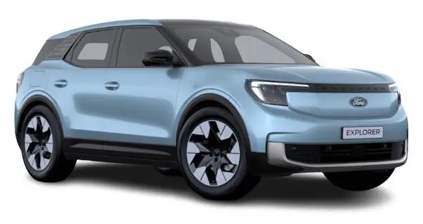 New Ford Explorer 2024 in Artic Blue Paint