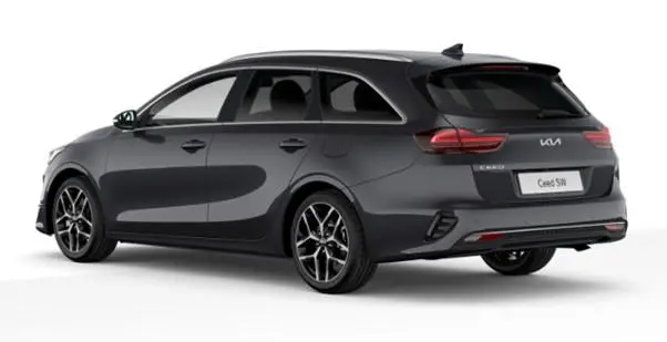 New Kia Sports Wagon 2025 Model in Dark Penta Metal - Rear View