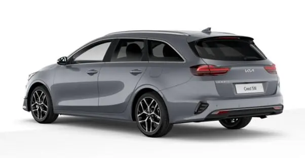 New Kia Sports Wagon 2025 Model in Lunar Silver - Rear View