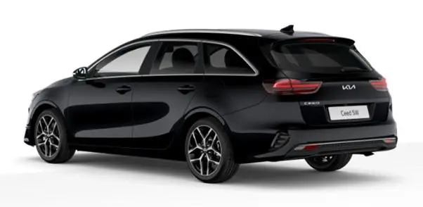 New Kia Sports Wagon 2025 Model in Phantom Black - Rear View