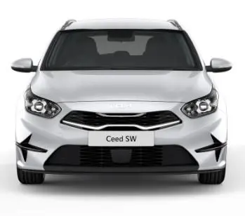 New Kia Ceed SW in Fusion White Paint - Front Elevation
